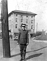 1920s Fireman In Front Of The Pinehurst